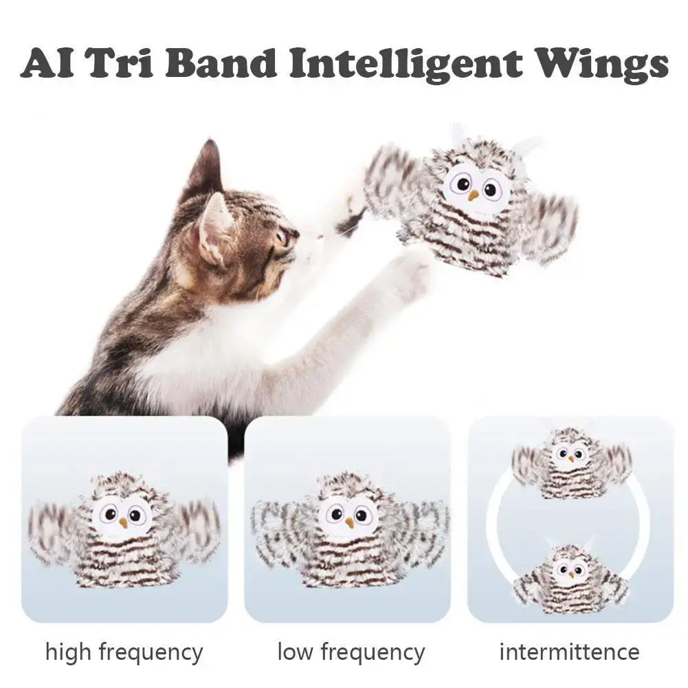 Owl Interactive Cat Toys 