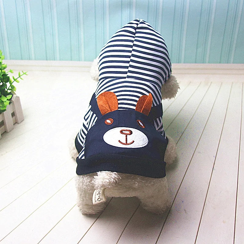 Striped Stylish Dog Outfits 