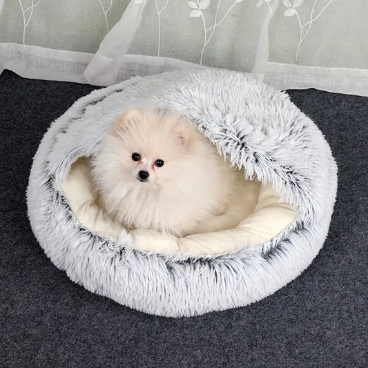 Fluffy Cozy 2-in-1 Pet Bed