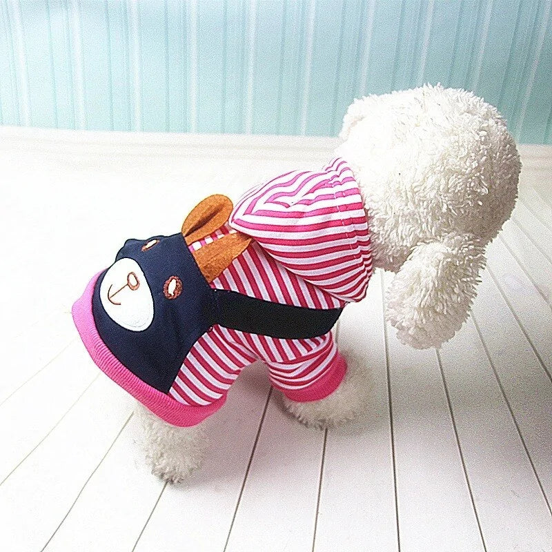 Striped Stylish Dog Outfits 