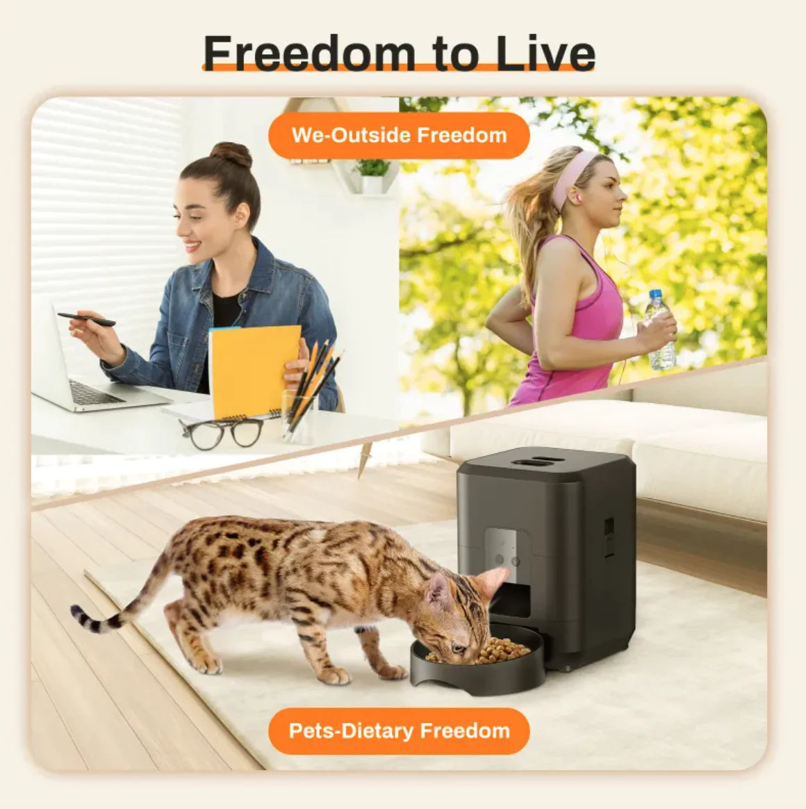 Automatic Pet Feeder - Convenient Feeding Solution